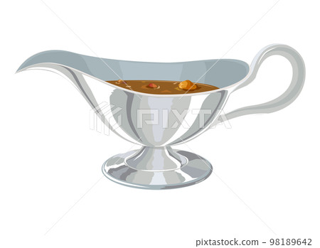 Illustration of a curry sauce pot 98189642
