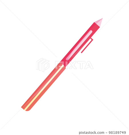 Isolated red pencil icon Flat design Vector Isolated red pencil icon Flat design Vector 98189749