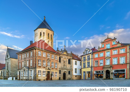 Market square, Paderborn, Germany 98190710