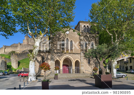 Saint Gimer Church, Carcassonne, France Saint Gimer Church, Carcassonne, France 98190895