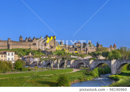 Cite de Carcassonne, France 98190960