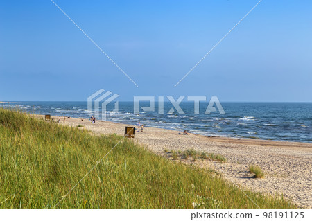 Baltic Sea coast, Palanga, lithuania Baltic Sea coast, Palanga, lithuania 98191125