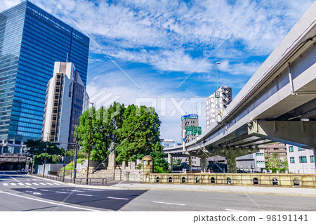 [東京的都市風景] 常盤橋周邊的都市風景 98191141