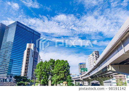 [東京的都市風景] 常盤橋周邊的都市風景 98191142