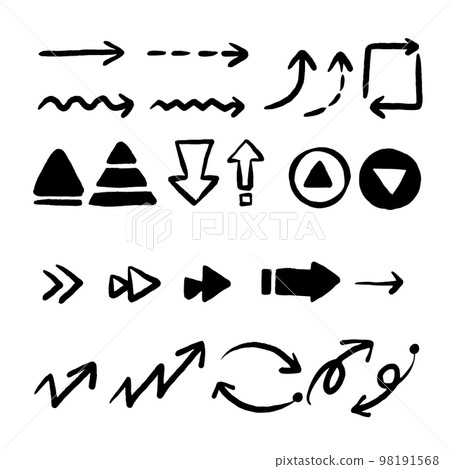 手繪箭頭集 手繪箭頭集 98191568