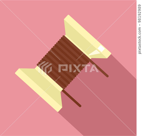 Magnetic spring coil icon. Flat illustration of magnetic spring coil vector icon for web design 98192989