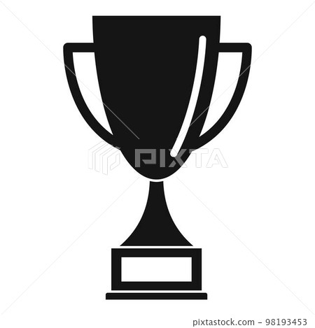 Bowling cup icon. Simple illustration of bowling cup vector icon for web design isolated on white background Bowling cup icon. Simple illustration of bowling cup vector icon for web design isolated on white background 98193453