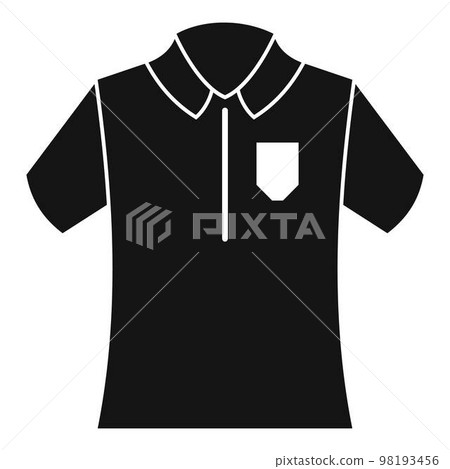 Bowling polo shirt icon. Simple illustration of bowling polo shirt vector icon for web design isolated on white background Bowling polo shirt icon. Simple illustration of bowling polo shirt vector icon for web design isolated on white background 98193456