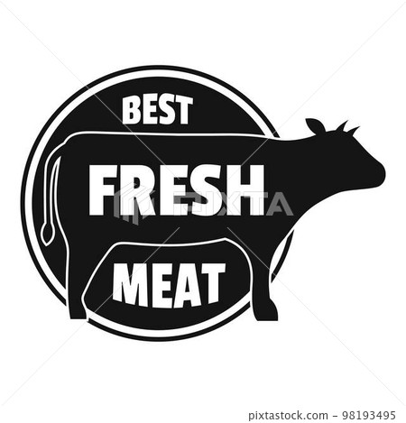 Best fresh meat logo. Simple illustration of best fresh meat vector logo for web design isolated on white background 98193495