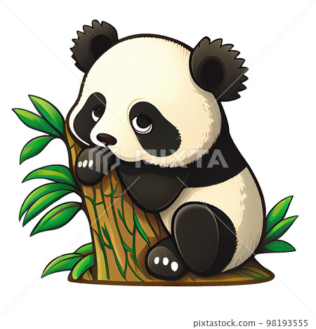 Cute and cuddly Panda cartoon sticker, perfect for decorating notebooks, laptops, and water bottles Cute and cuddly Panda cartoon sticker, perfect for decorating notebooks, laptops, and water bottles 98193555