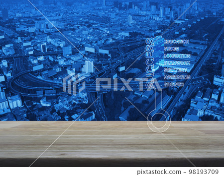 Business success concept Business success concept 98193709