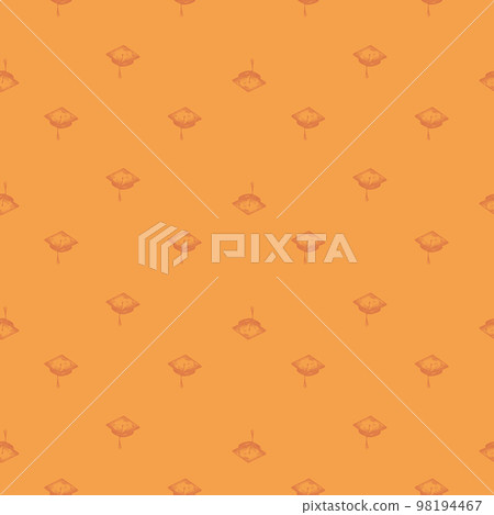 Graduate hat engraved seamless pattern. Vintage element education in hand drawn style. Sketch texture for fabric, wallpaper, textile, print, title, wrapping paper. Vector illustration. 98194467