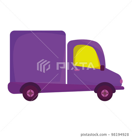 Isolated delivery truck sketch icon Vector Isolated delivery truck sketch icon Vector 98194928