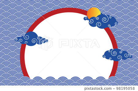 Chinese Wave Frame Chinese Wave Frame 98195058