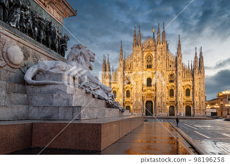 Milan, Italy at the Milan Duomo 98196258