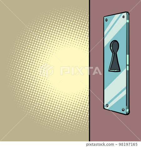 Keyhole. Real estate and construction, new - Stock Illustration