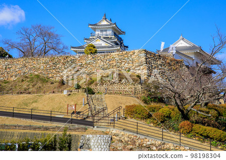 好天氣下的濱松市、濱松城 好天氣下的濱松市、濱松城 98198304