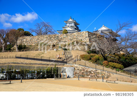 好天氣下的濱松市、濱松城 好天氣下的濱松市、濱松城 98198305