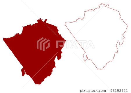 London Borough of Barnet (United Kingdom of Great Britain and Northern Ireland, Ceremonial county and region Greater London, England) map vector illustration, scribble sketch map London Borough of Barnet (United Kingdom of Great Britain and Northern Ireland, Ceremonial county and region Greater London, England) map vector illustration, scribble sketch map 98198531