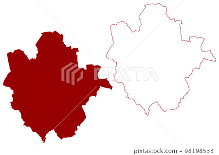 Borough and unitary authority of Bedford (United Kingdom of Great Britain and Northern Ireland, ceremonial county Bedfordshire, Beds, England) map vector illustration, scribble sketch map Borough and unitary authority of Bedford (United Kingdom of Great Britain and Northern Ireland, ceremonial county Bedfordshire, Beds, England) map vector illustration, scribble sketch map 98198533