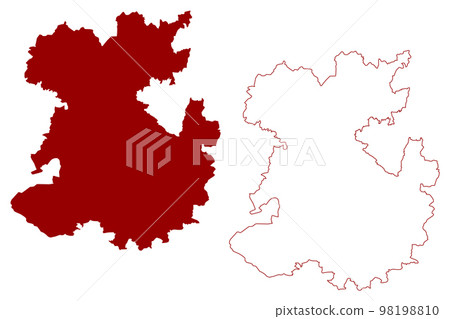 Shropshire District and unitary authority (United Kingdom of Great Britain and Northern Ireland, Ceremonial county Shropshire, Salop, Shrops or Salopian, England) map vector, scribble sketch map Shropshire District and unitary authority (United Kingdom of Great Britain and Northern Ireland, Ceremonial county Shropshire, Salop, Shrops or Salopian, England) map vector, scribble sketch map 98198810