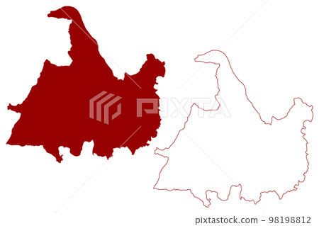 Metropolitan borough of Solihull (United Kingdom of Great Britain and Northern Ireland, Metropolitan and ceremonial county West Midlands, England) map vector illustration, scribble sketch map Metropolitan borough of Solihull (United Kingdom of Great Britain and Northern Ireland, Metropolitan and ceremonial county West Midlands, England) map vector illustration, scribble sketch map 98198812