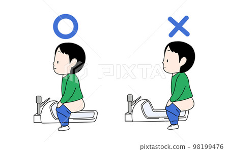 日式廁所的使用方法 98199476