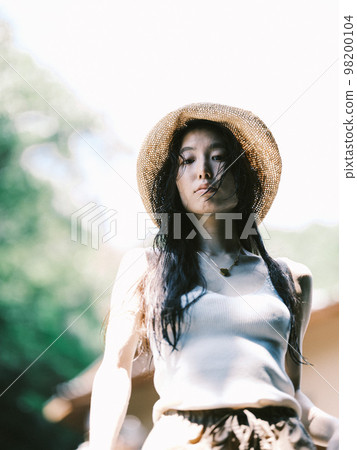 riverside and woman riverside and woman 98200104