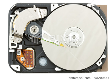 HDD isolated on white 98200644