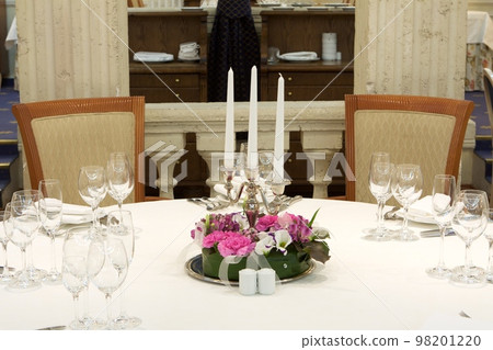 Set-out table with candles Set-out table with candles 98201220