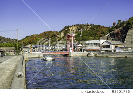 Uno Port Sakura Bridge Movable Flip Bridge Tamano City, Okayama Prefecture Uno Port Sakura Bridge Movable Flip Bridge Tamano City, Okayama Prefecture 98201786
