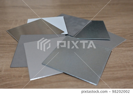 Steel material, steel plate, steel, ironworks, manufacturing industry, various steel material samples Steel material, steel plate, steel, ironworks, manufacturing industry, various steel material samples 98202002
