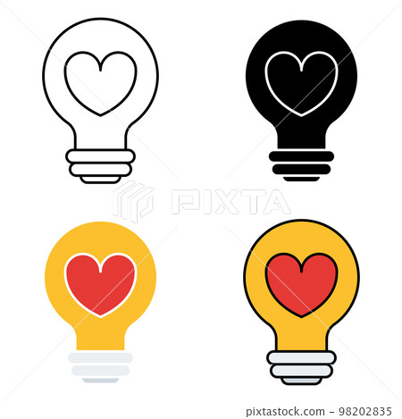 Lamp in flat style isolated 98202835