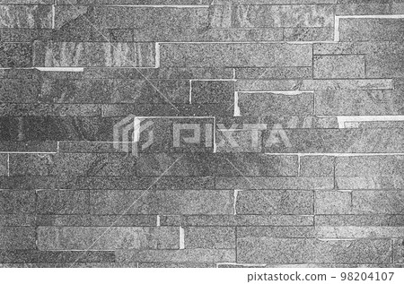 Exterior wall stone style illustration gray Exterior wall stone style illustration gray 98204107