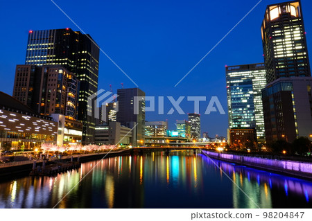堂島川的燈火 98204847