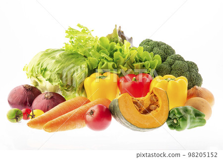 蔬菜採集白色背景 蔬菜採集白色背景 98205152