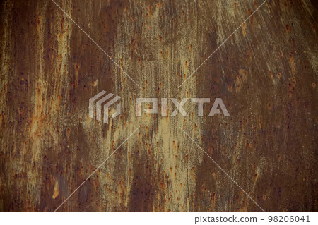 Texture of rusty iron with stains and scratches. Texture of rusty iron with stains and scratches. 98206041