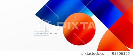 Geometric vector abstract background design 98206395