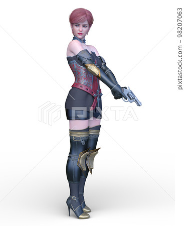 Female fighter 98207063