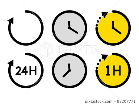 時間圖標集 98207771
