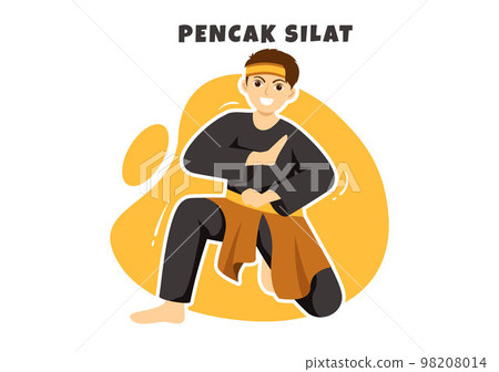 Pencak Silat Sport Illustration with People Pose Martial Artist from Indonesia for Web Banner or Landing Page in Flat Cartoon Hand Drawn Templates Pencak Silat Sport Illustration with People Pose Martial Artist from Indonesia for Web Banner or Landing Page in Flat Cartoon Hand Drawn Templates 98208014