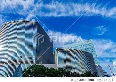 [東京都市風景] 數寄屋橋十字路口周邊的都市風景（有樂町豎框） 98208405