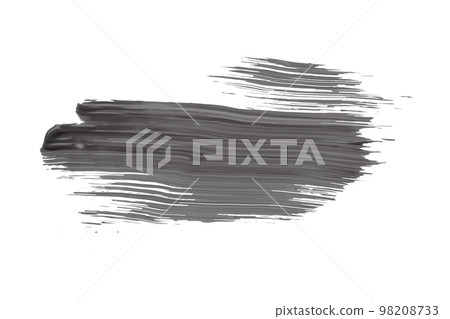 Black gray brush silhouette isolated on white background. moonless night 98208733