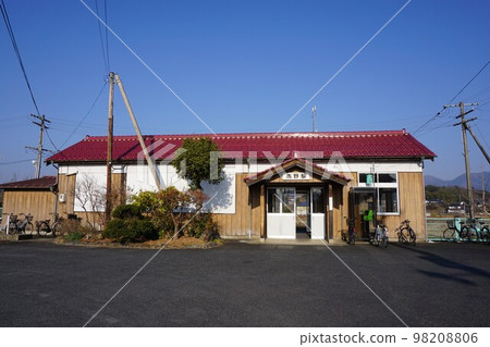 Tsuyama City, Okayama Prefecture JR Inmi Line Takano Station Station Building Tsuyama City, Okayama Prefecture JR Inmi Line Takano Station Station Building 98208806