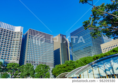[東京都市風景] 和田倉護城河和丸之內/大手町周邊的都市風景 98209380