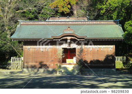 [高知縣]天氣晴朗的吉良川上的琴平神社 98209830