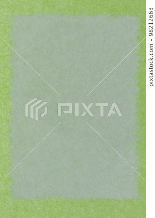 Japanese paper frame background material (yellow green frame) Japanese paper frame background material (yellow green frame) 98212663