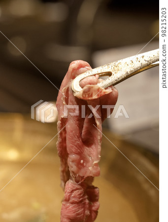 Shabu-shabu wagyu beef tongs Shabu-shabu wagyu beef tongs 98215203