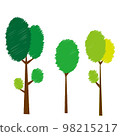 各種樹插畫 98215217