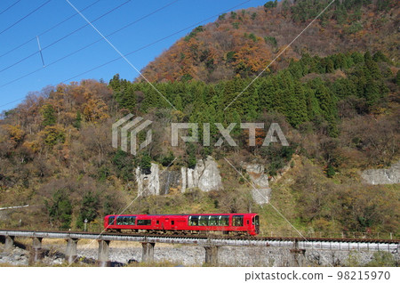 Commemorating the 65th anniversary of the opening of the entire Oito Line Resort Setsugetsuka Kotaki Railway Bridge Commemorating the 65th anniversary of the opening of the entire Oito Line Resort Setsugetsuka Kotaki Railway Bridge 98215970